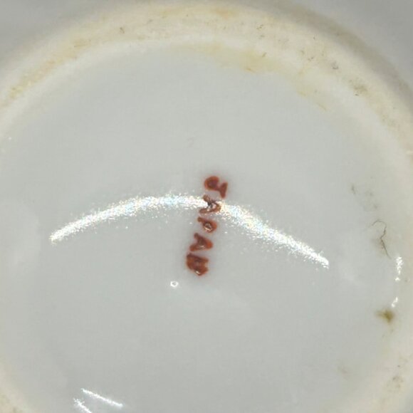 Vintage Hand-Painted Perfume Bottle Japanese Handpainted Floral & Gold Accents - Picture 16 of 16